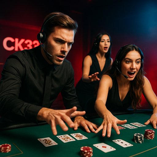 CK33 dealers coordinating live gameplay