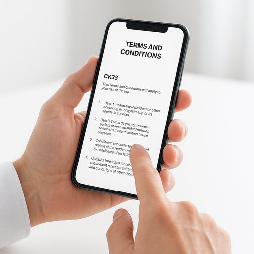 CK33 user terms usage example